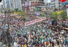 তারুণ্যের রাজনৈতিক অধিকার প্রতিষ্ঠার  নয়াপল্টনে তারুণ্যের জোয়ার