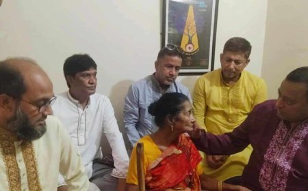 অসুস্থ কাঙ্গালিনী সুফিয়ার পাশে বিএনপির নেতা লায়ন খোরশেদ আলম